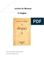 Vinícius de Moraes - 5 Elegias