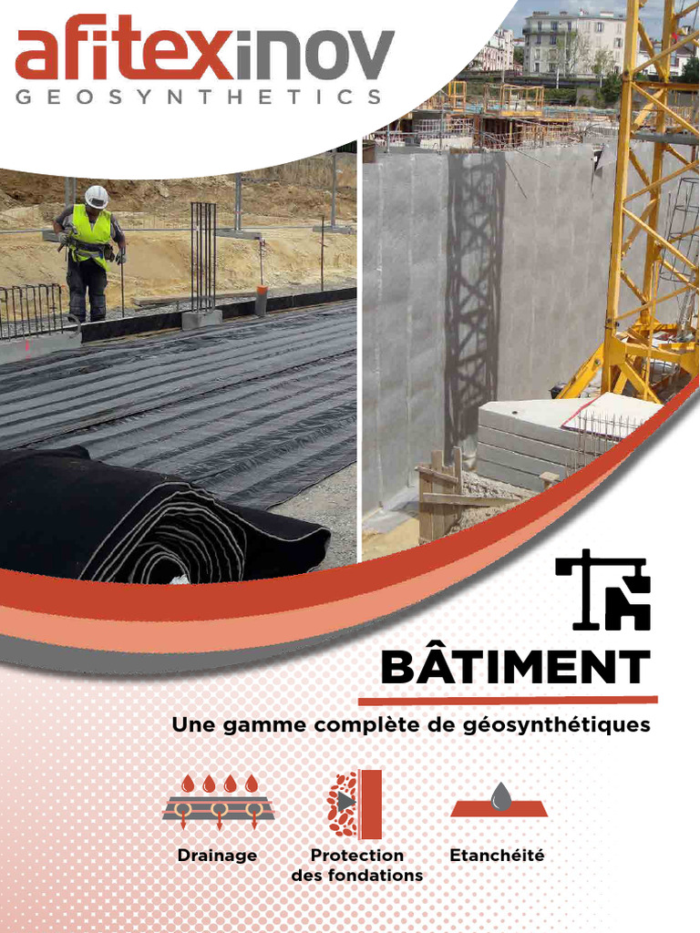 Solutions géosynthétiques pour bâtiment | PDF | Génie du bâtiment