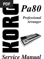 Download KORG Pa80 by helene2007 SN93438408 doc pdf