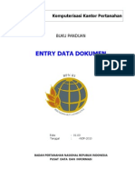 Cover Entry Data Dokumen