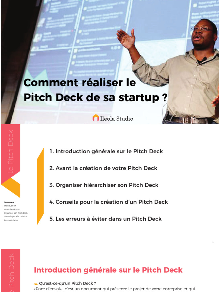 Guide complet pour créer un Pitch Deck | PDF | Plan d'affaires | Marque
