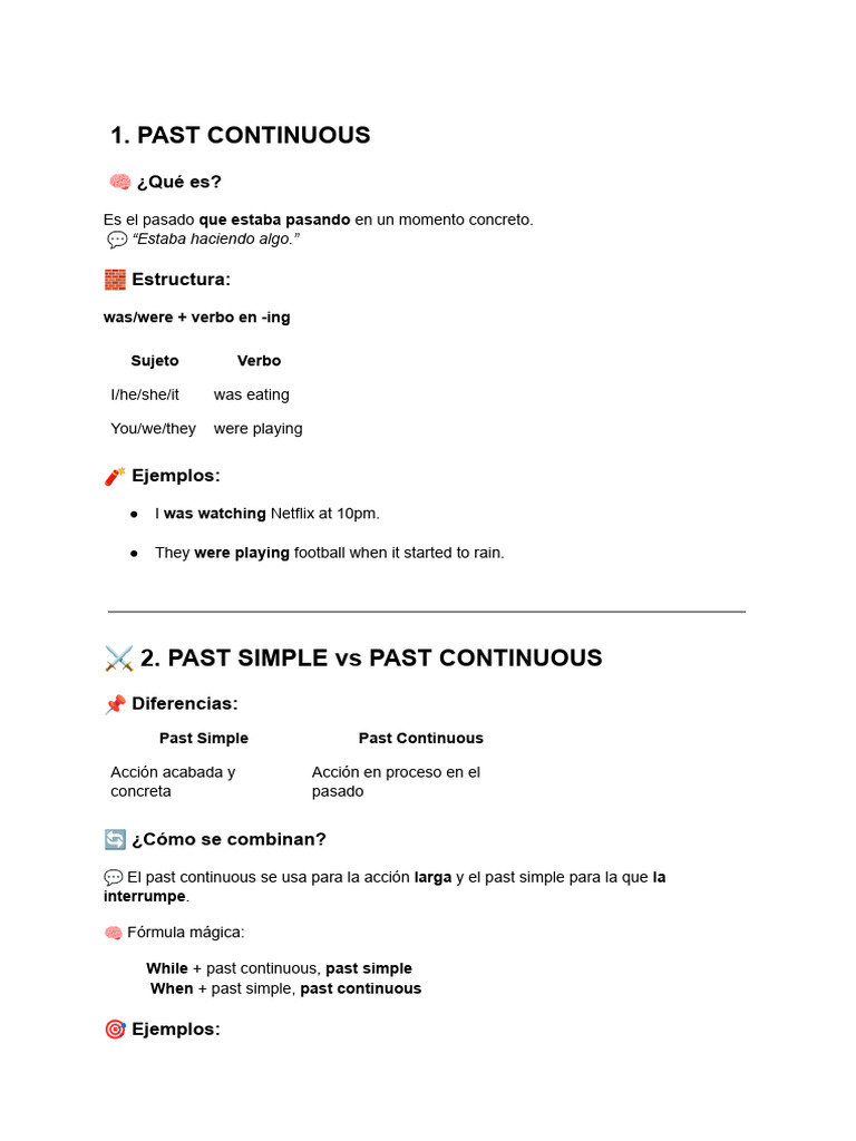 Past Continuous and Modal Verbs Guide | PDF