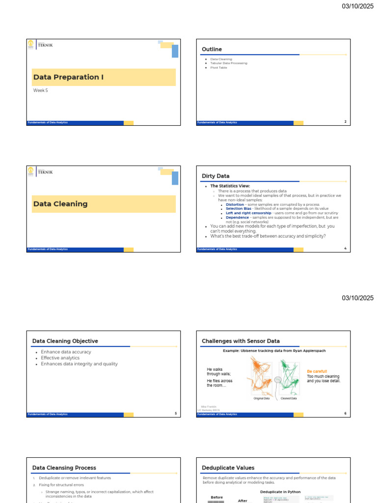 Data Cleaning Techniques in Analytics | PDF | Outlier | Data Analysis