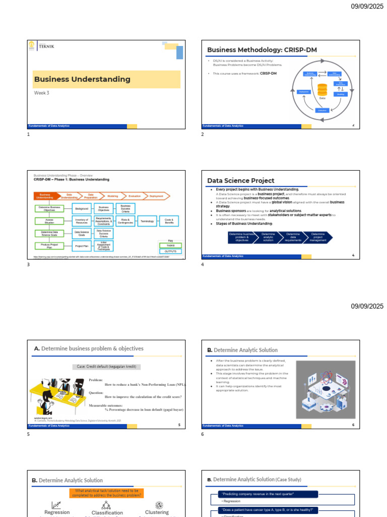 Data Analytics Business Methodology Guide | PDF | Analytics | Project ...