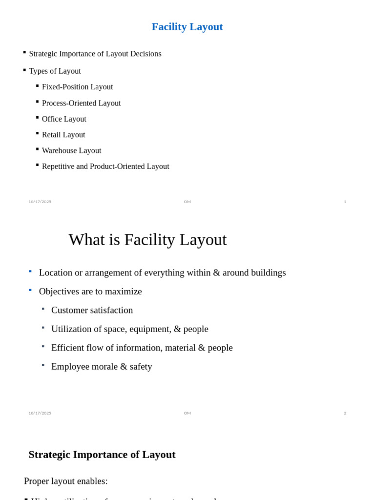CH 3 3.4.2. Facility Layout | PDF | Warehouse