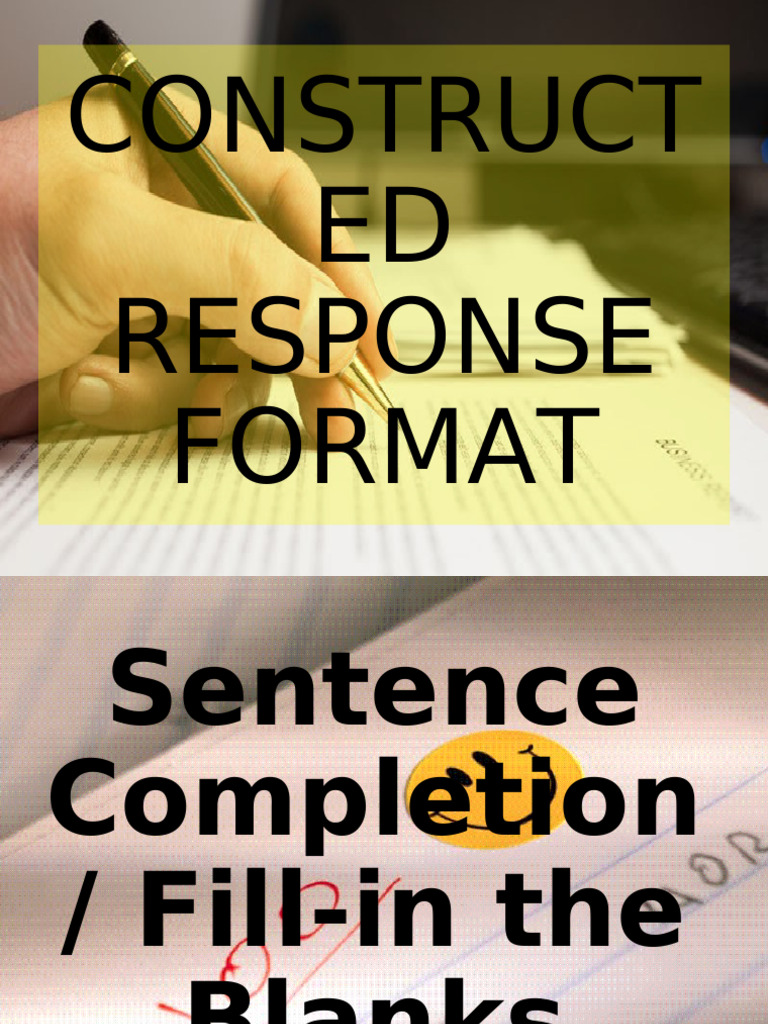 Constructed Response | PDF | Essays