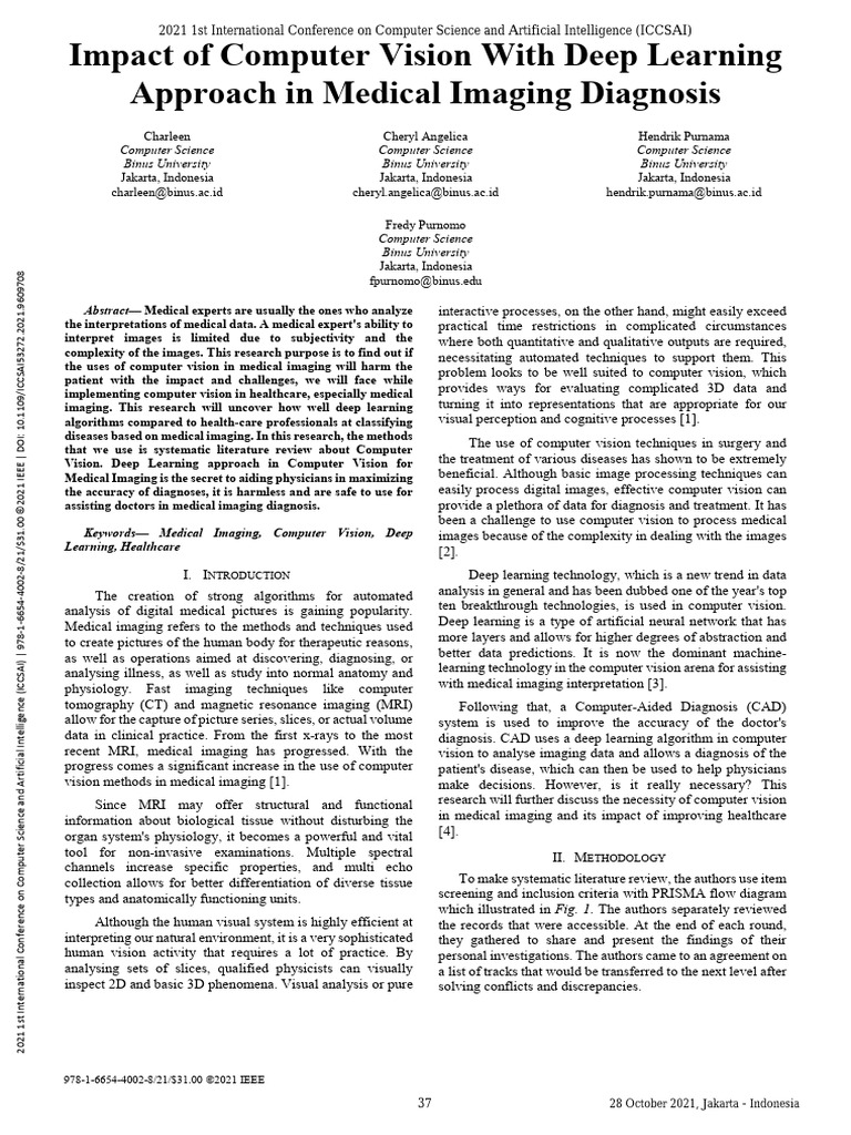 Deep Learning in Medical Imaging Analysis | PDF | Medical Imaging ...
