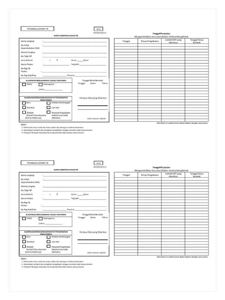 Kontrol TB | PDF
