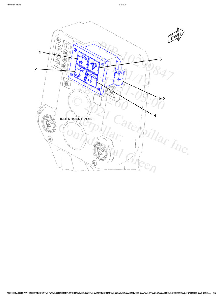 Panel Instrumental - Moto Cat 140K - JPA | PDF