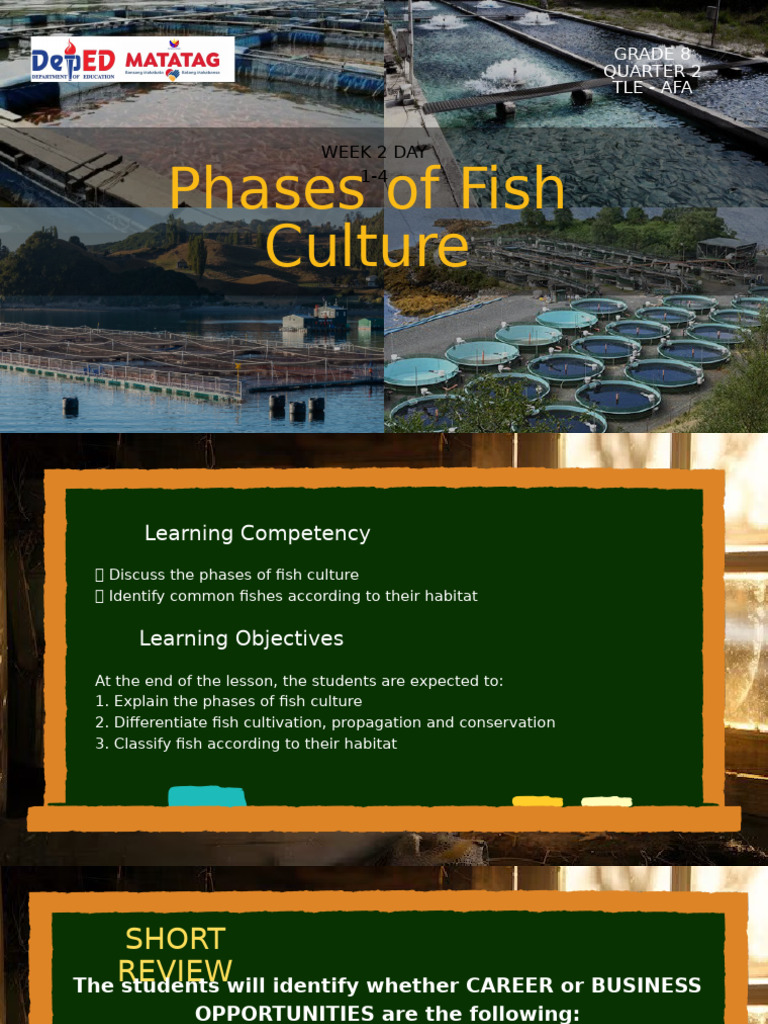 Phases of Fish Culture Explained | PDF | Reproduction | Fish