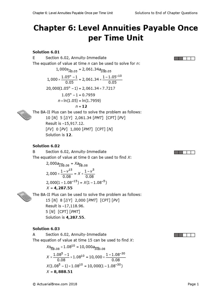 Part 2 Solutions 060722 | PDF | Present Value | Interest