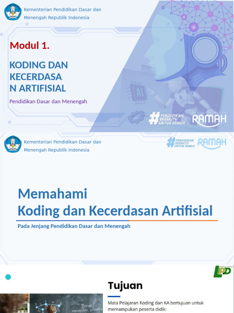 Pembelajaran Koding dan Kecerdasan AI | PDF