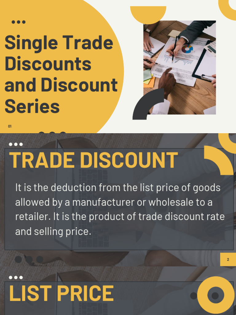 Understanding Trade Discounts and Series | PDF | List Price | Discounts ...
