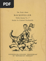 Download Emanuel M Josephson The Truth About ROCKEFELLER Public Enemy No 1 Studies in Criminal Psychopathy 1964 by AKA Toms de Torquemada SN93442993 doc pdf