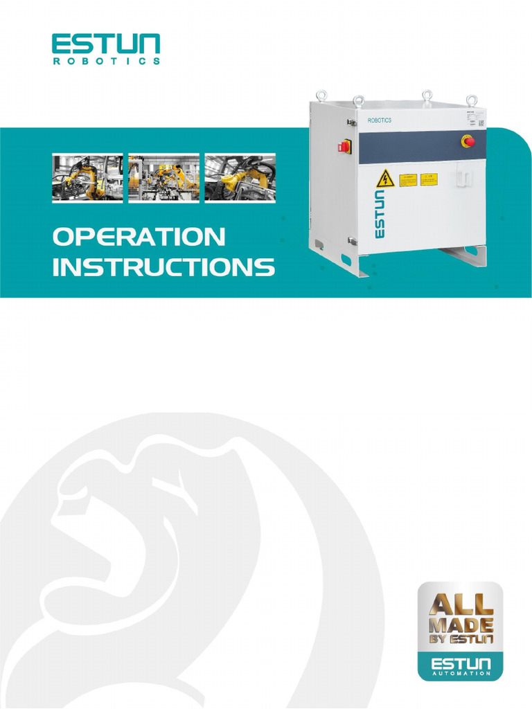 S 1 e Control Cabinet | PDF | Robot | Robotics