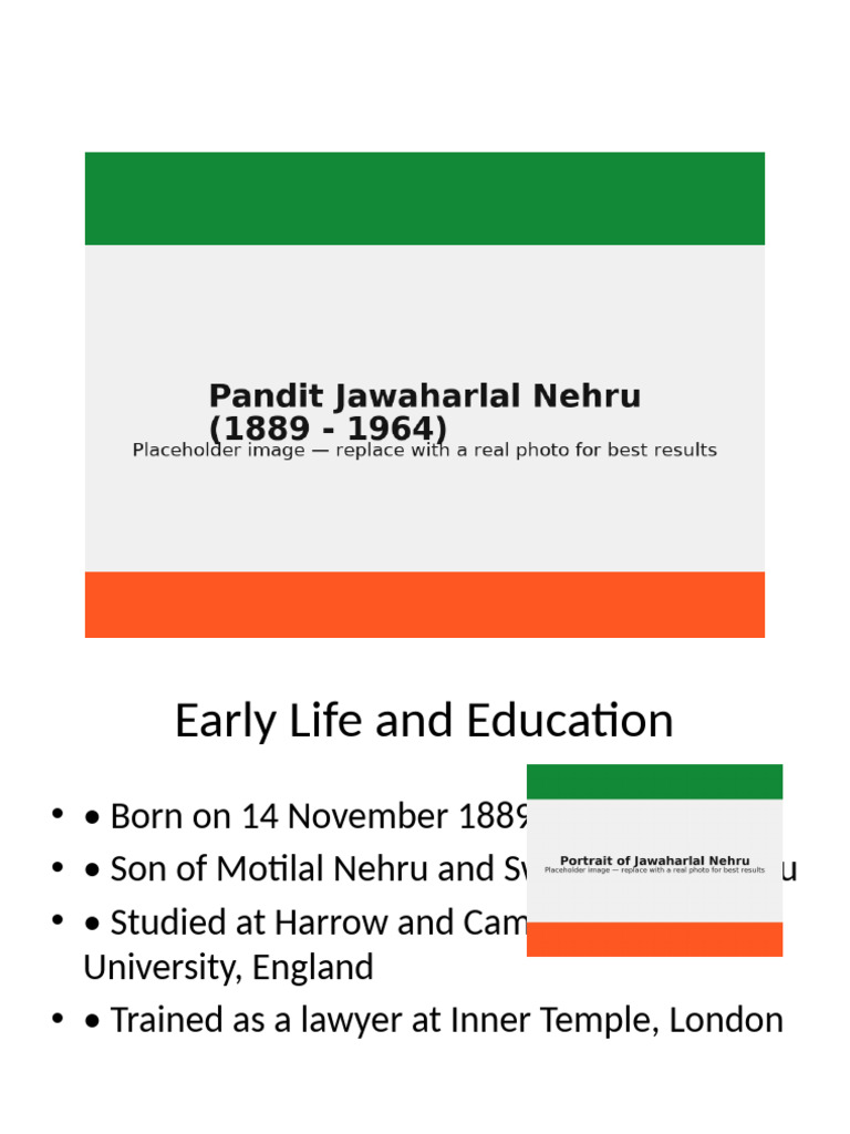 Pandit Jawaharlal Nehru: A Legacy | PDF