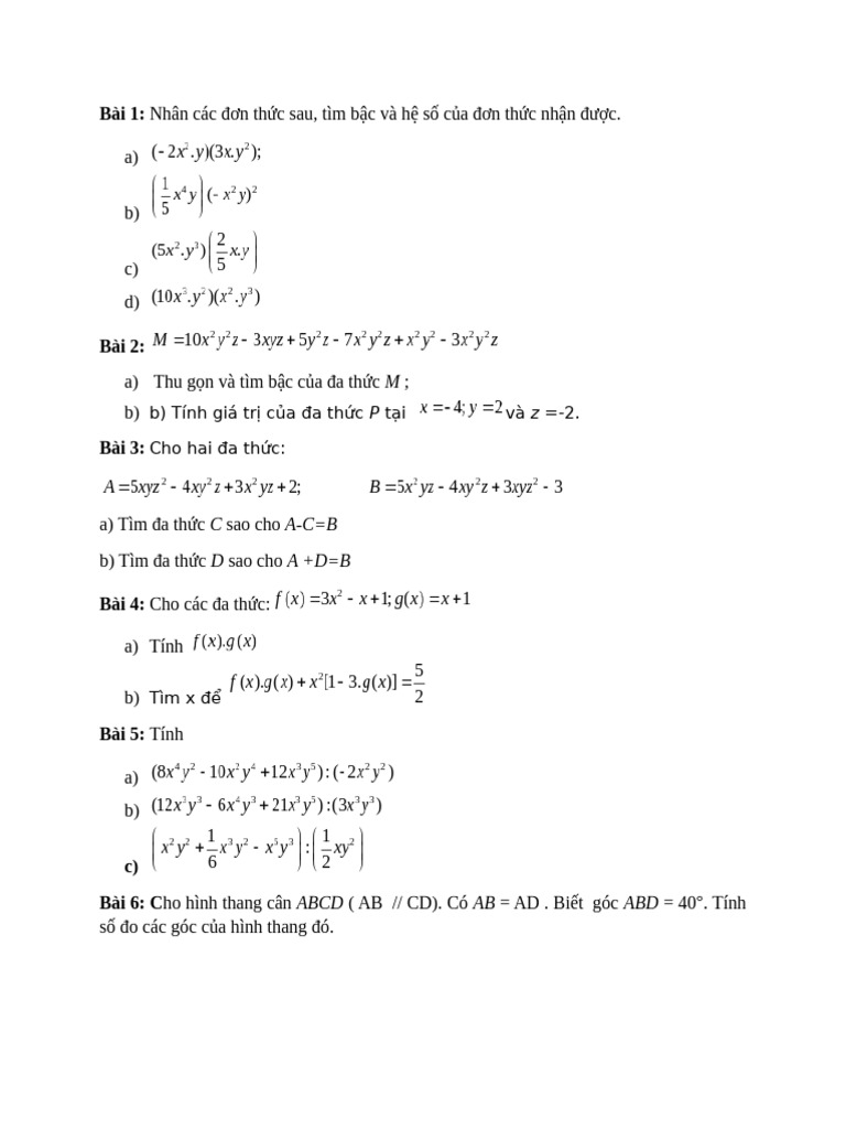 Bài Test | PDF