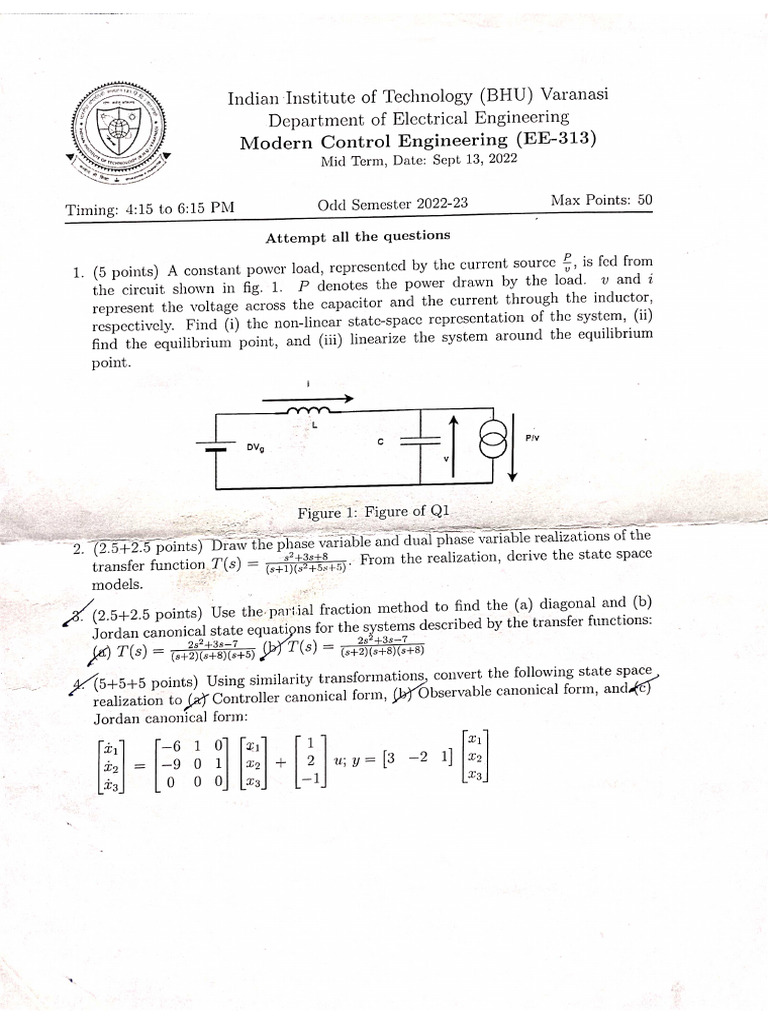Mid EE313 | PDF