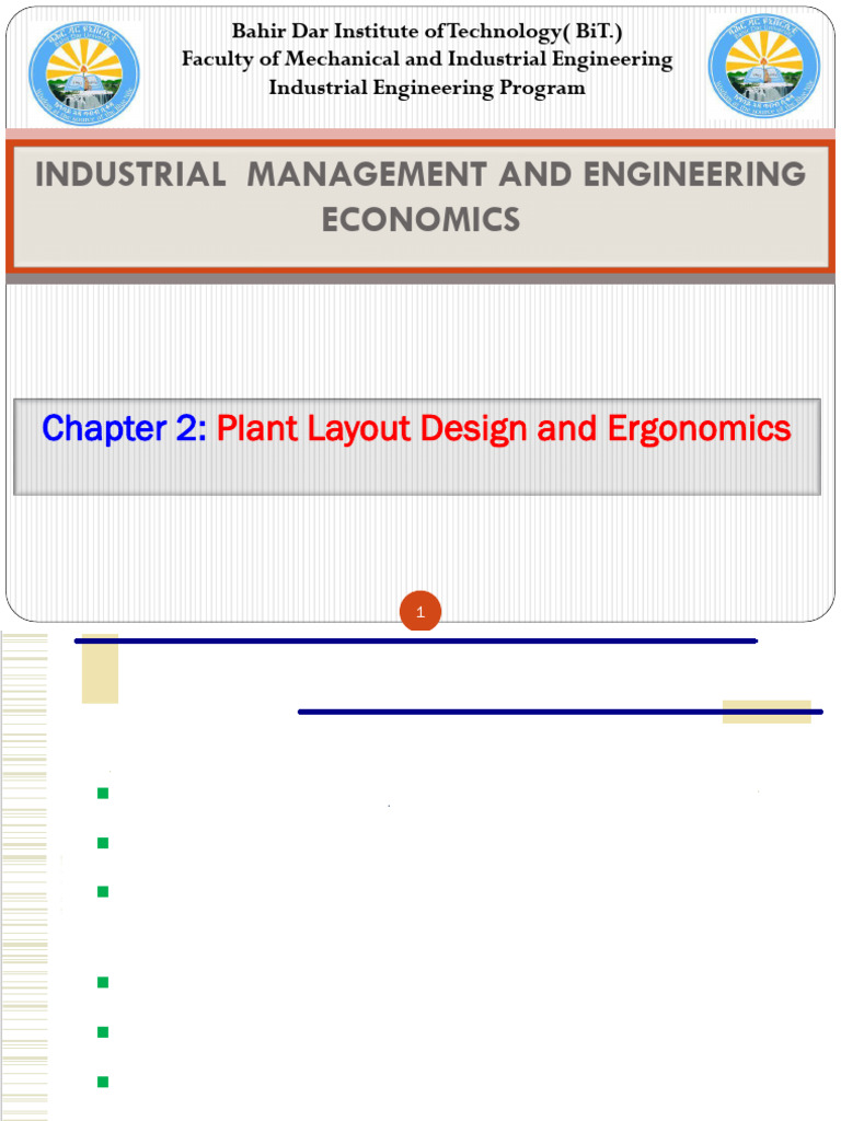 Plant Layout Design and Ergonomics Guide | PDF | Cost Of Living