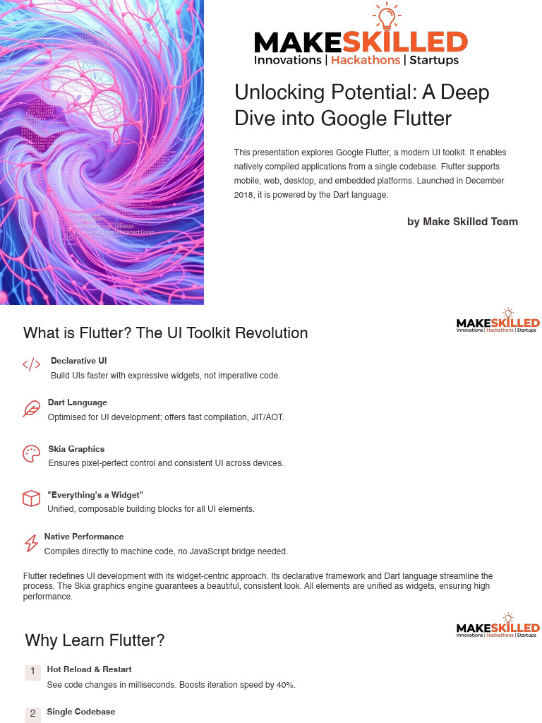 Unlocking Potential A Deep Dive Into Google Flutter | PDF | Mobile App ...