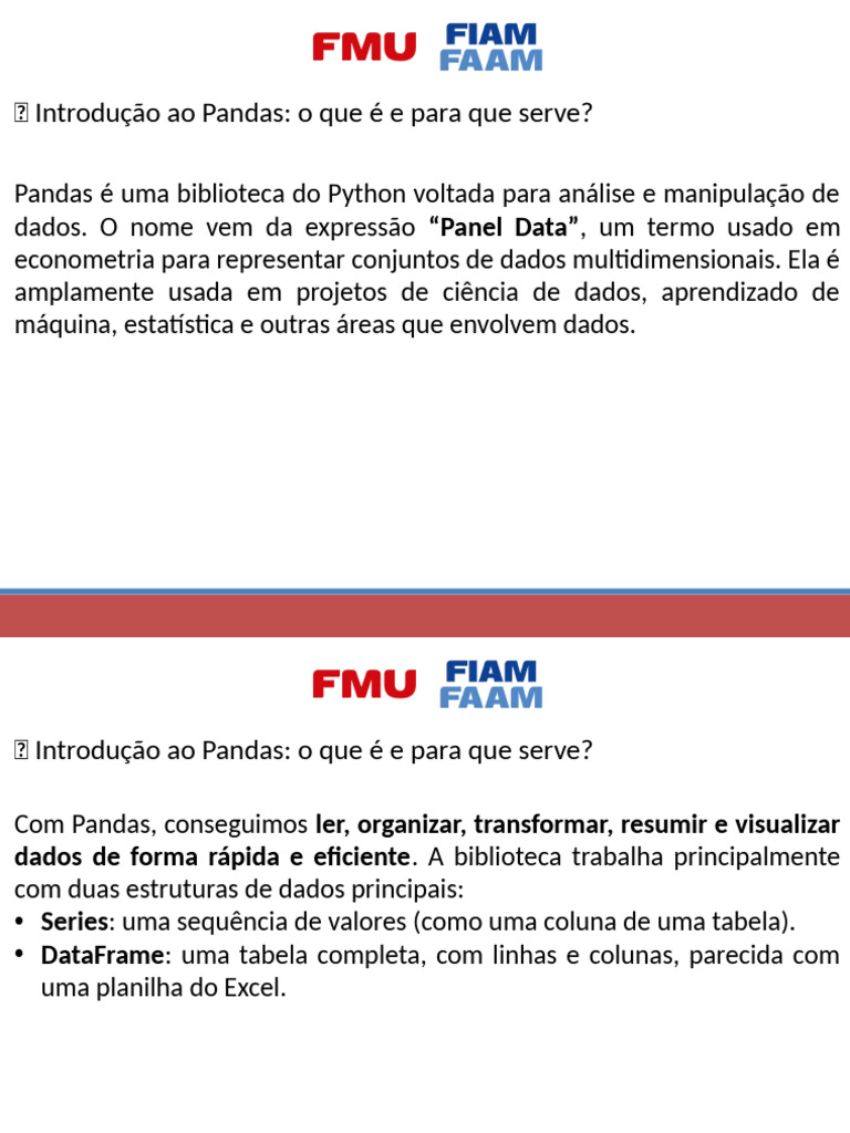 Introdução ao Pandas para Análise de Dados | PDF | Dados | Linguagem de ...