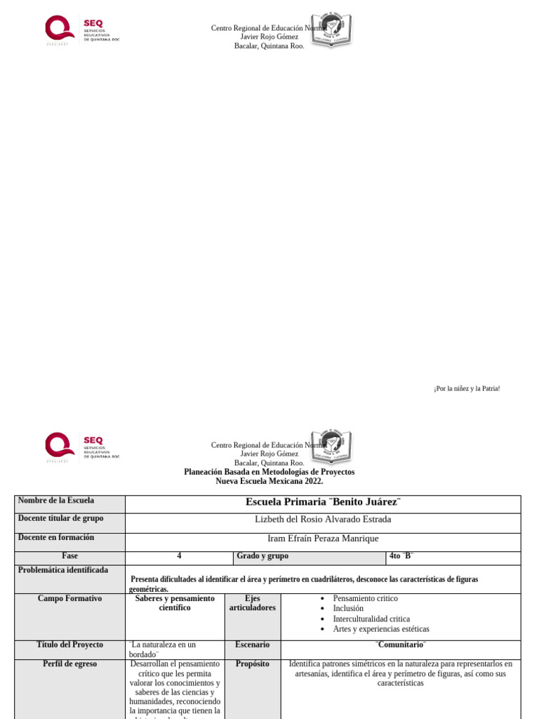 Proyecto de Geometría y Bordado en Bacalar | PDF | Ángulo | Geometría