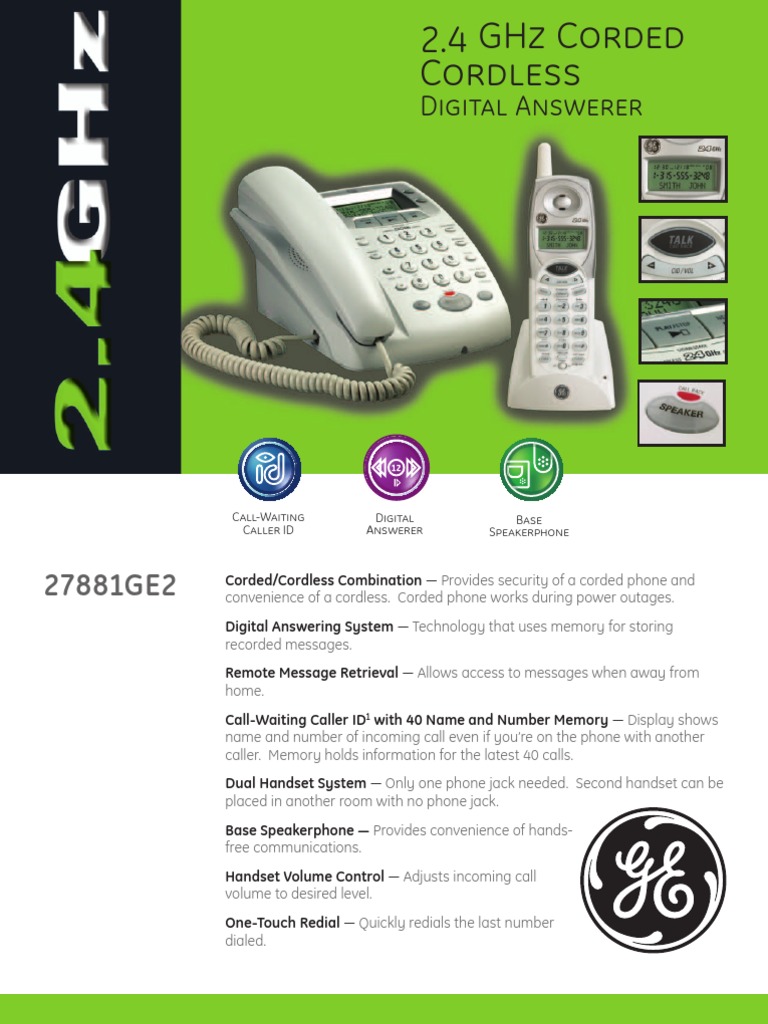 27881GE2 | Telephone | Telephony