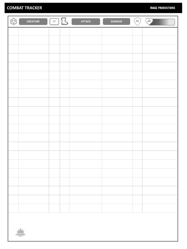 Combat Tracker | PDF