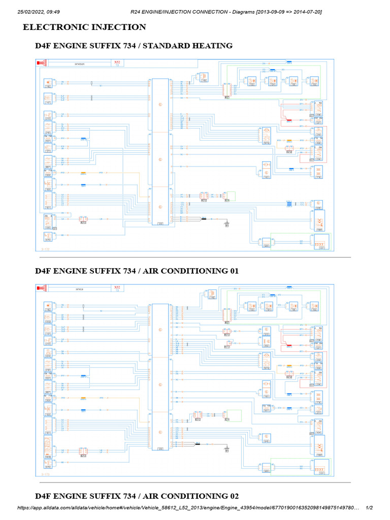 R24 Engine Injection Connection Diagrams | PDF