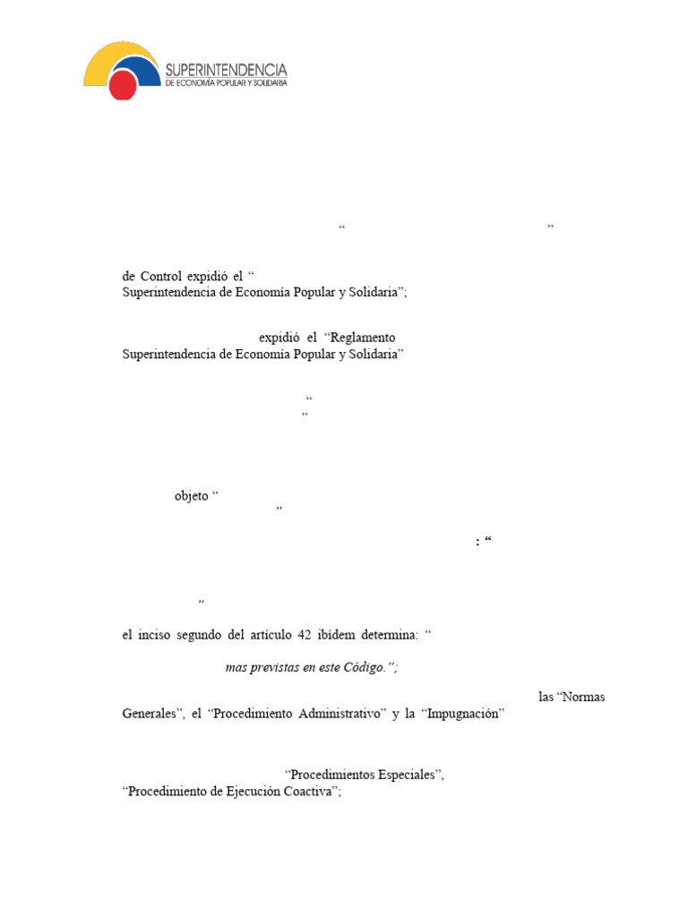 Derogación de Reglamentos SEPS 2018 | PDF | Regulación | Gobierno