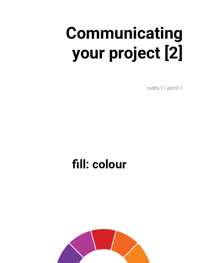 MDFD 1 2025-2026 Communicating Your Project #2 Fill | PDF | Sketch Up ...