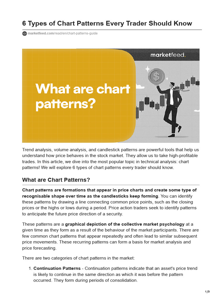 6 Essential Chart Patterns for Traders | PDF | Market Trend | Technical ...