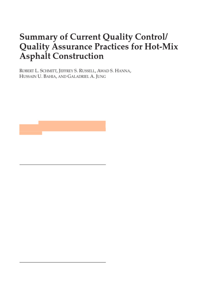 Summary of Current Quality Control | PDF | Quality Assurance | Sampling ...