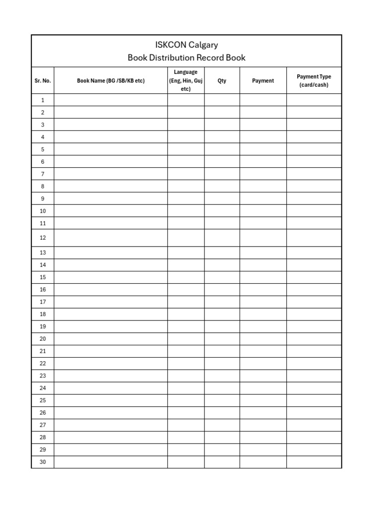 BD Record Book | PDF