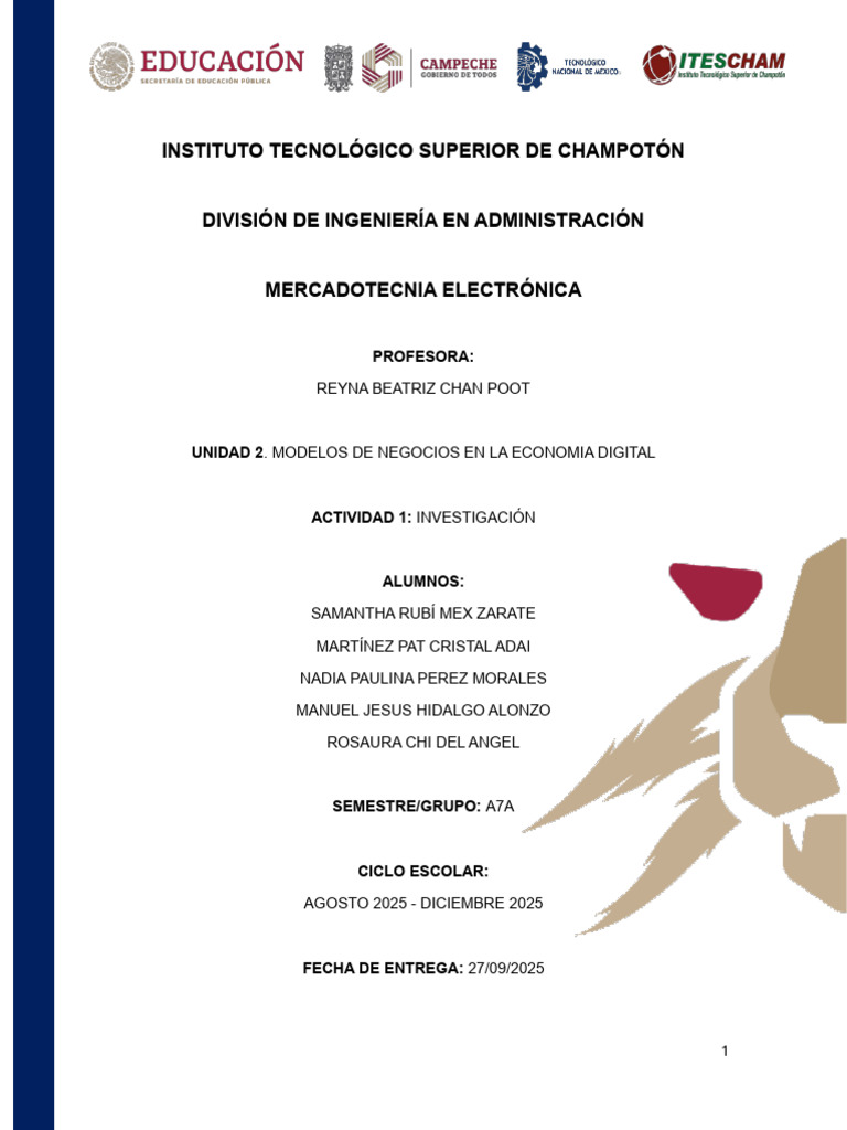 Modelos de Negocios en la Economía Digital | PDF | Al por menor ...