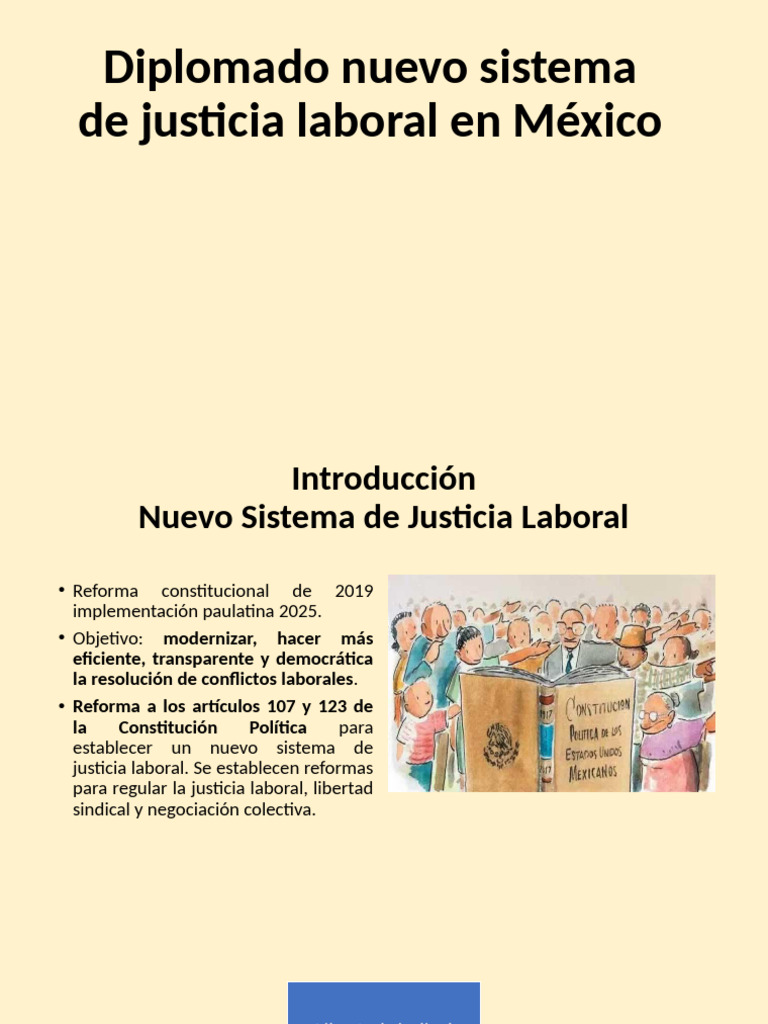 Nuevo Sistema de Justicia Laboral en México | PDF | Ley procesal | Caso ...