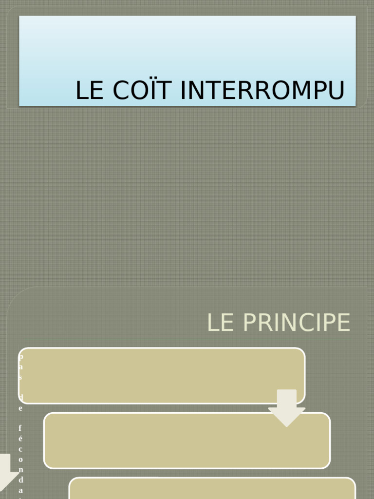 Le Coït Interrompu | PDF