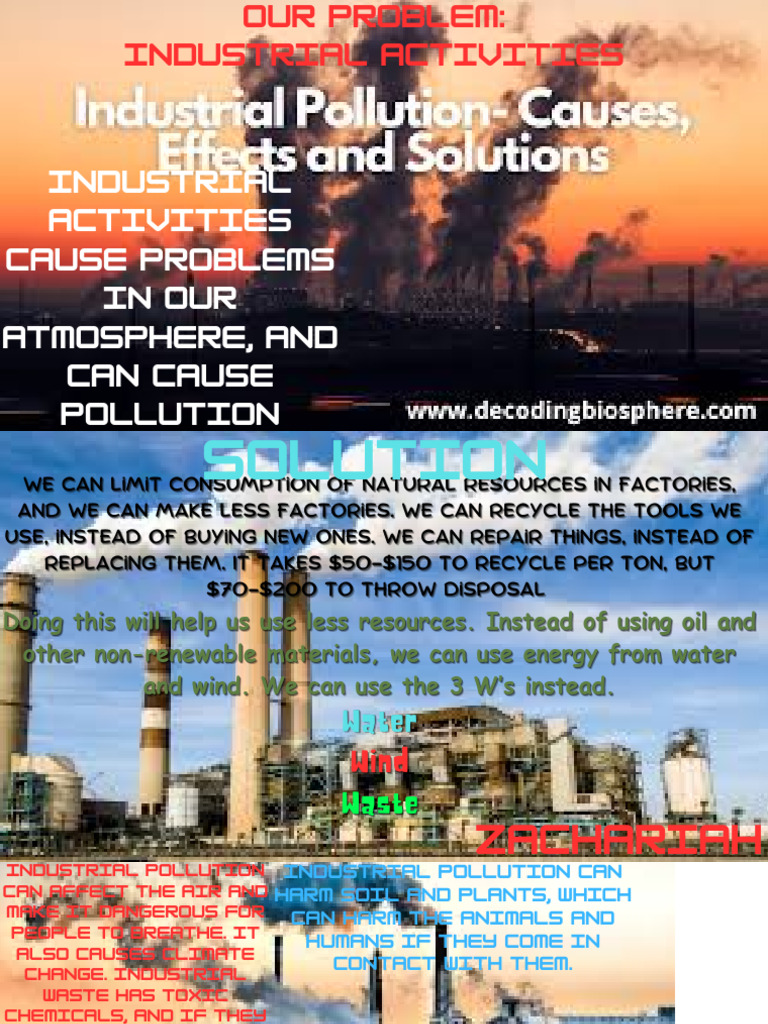 Solutions to Industrial Pollution Issues | PDF