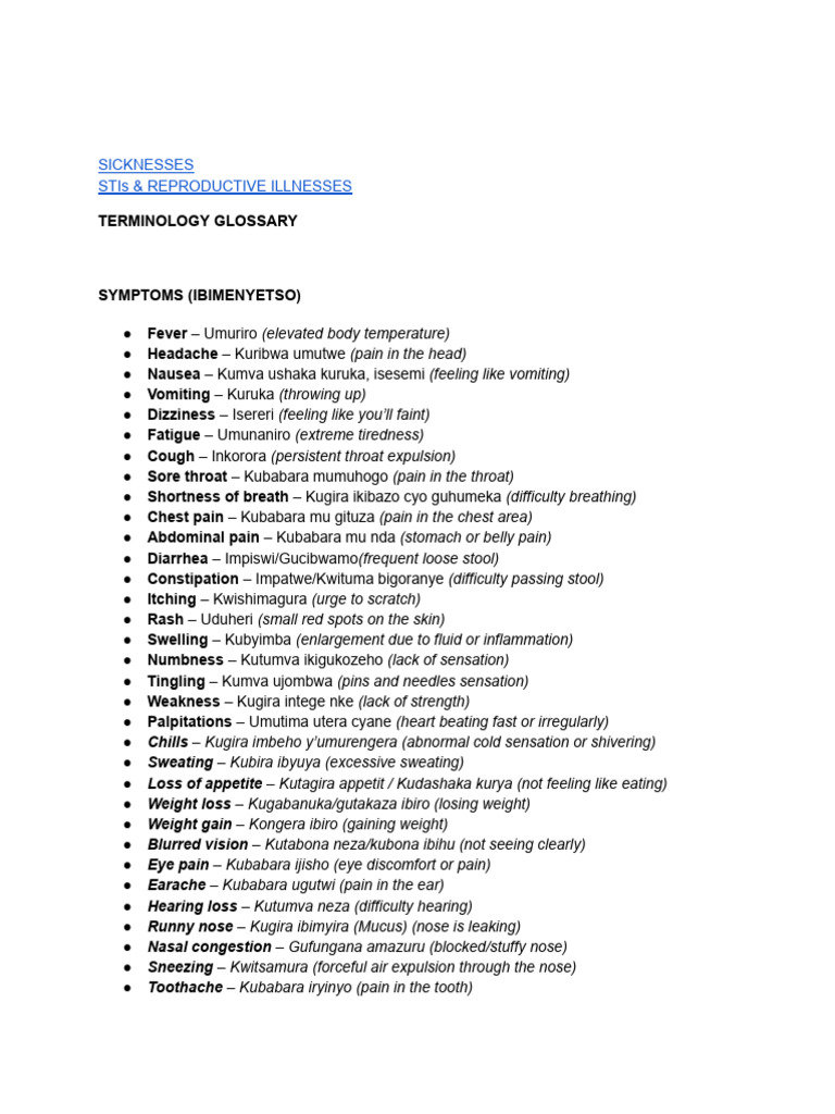 Agasendababoyi: Appendix Explained | PDF | Sexually Transmitted ...