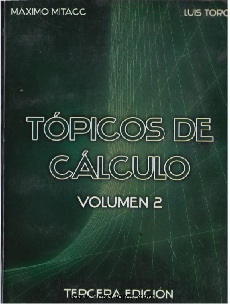 Calculo II Maximo Mitaccpdf | PDF