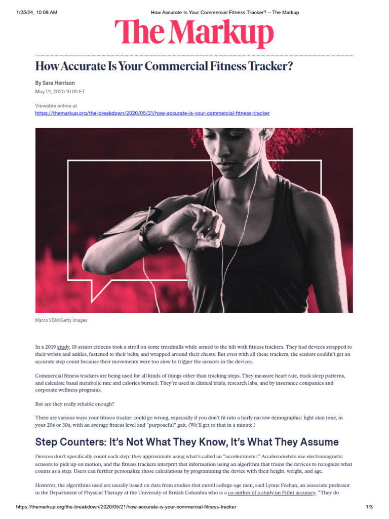 Fitness Tracker Accuracy Explained | PDF | Fitbit | Heart Rate