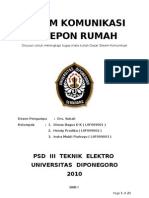 SISTEM TELEPON RUMAH