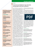 Cholesterol and Alzheimer Type Dementia