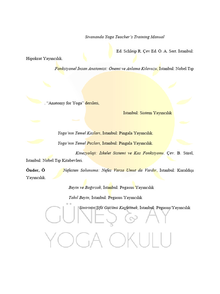 Anatomi Fizyoloji Kitap Onerileri | PDF