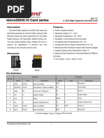 Micro SD Card Adapter Module Datasheet | PDF
