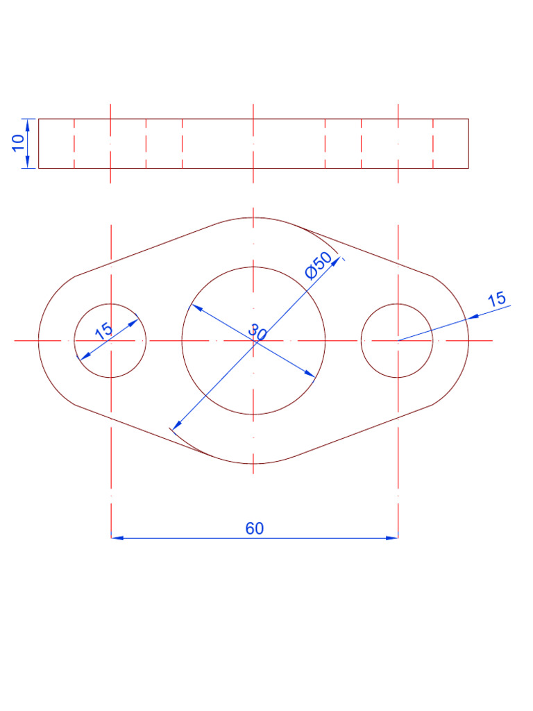 Examen Completo Autocad | PDF