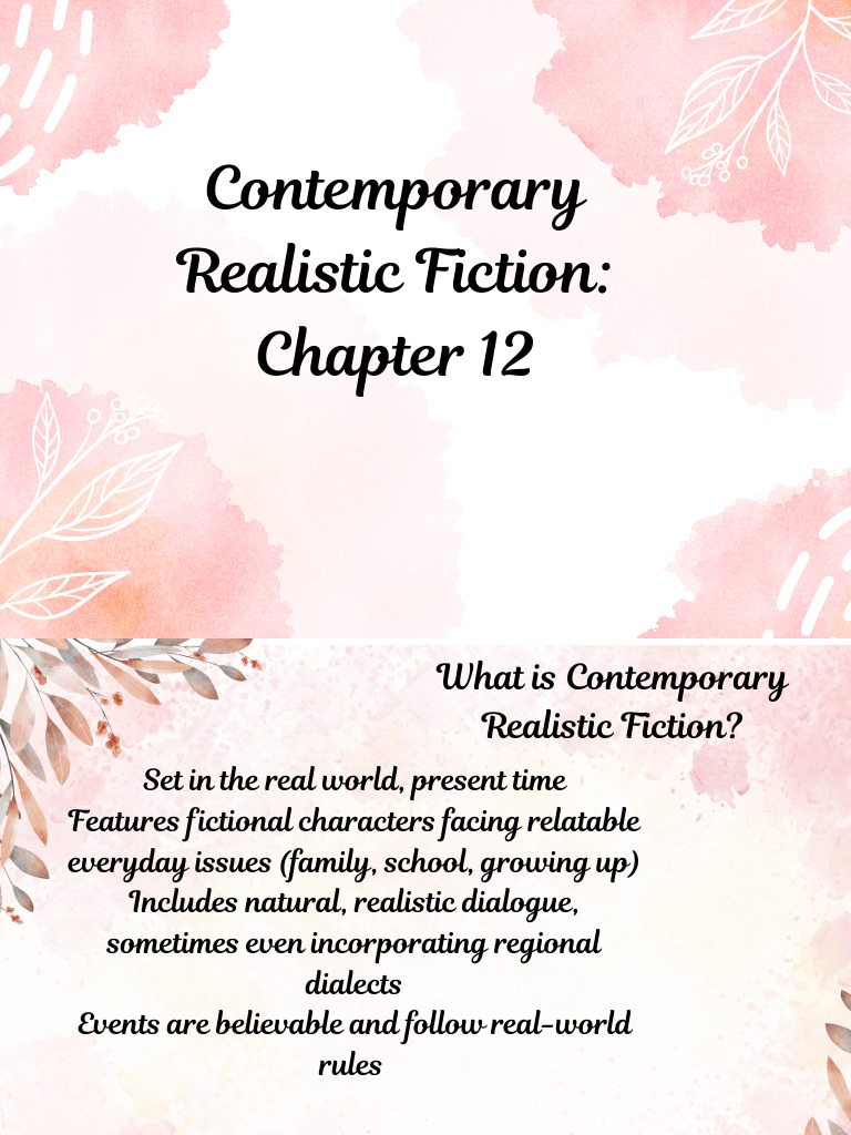 Chapter Presentation CRF | PDF