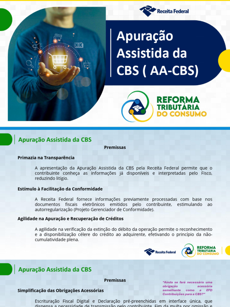 Apuração Assistida da CBS: Guia Completo | PDF | Cartão de crédito ...