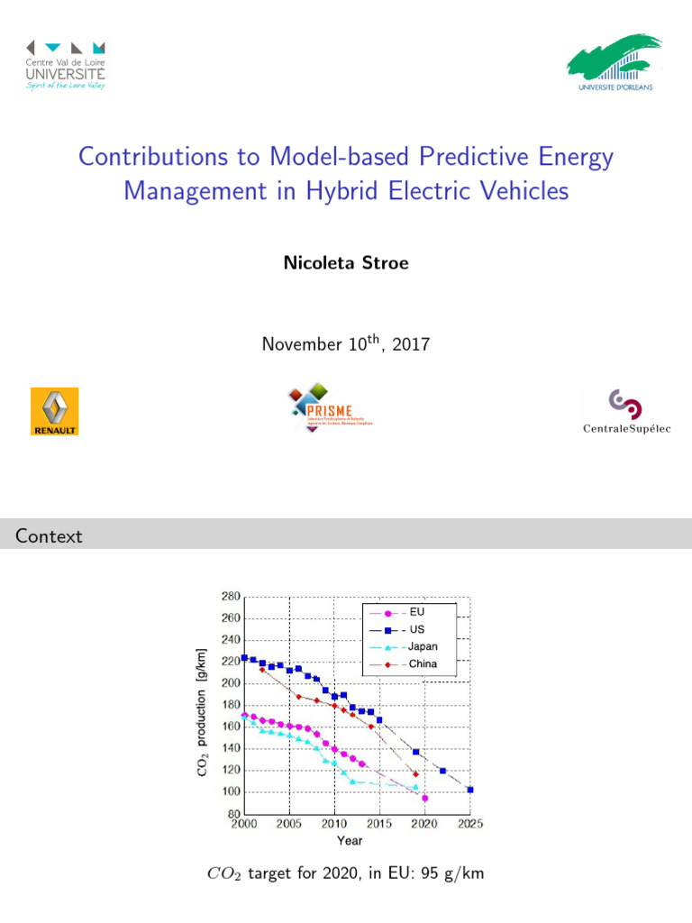 Model-Based Energy Management in HEVs | PDF | Hybrid Vehicle | Electric ...