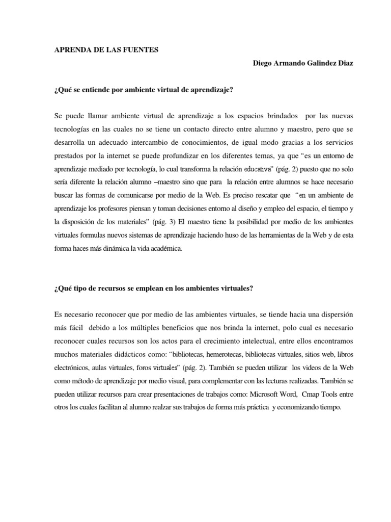 Qué se entiende por ambiente virtual de aprendizaje